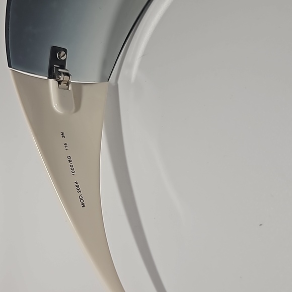 VERSACE VE2054 10008G SUNGLASSES  WHITE/ GREY MOD MADE IN ITALY - Picture 5 of 16